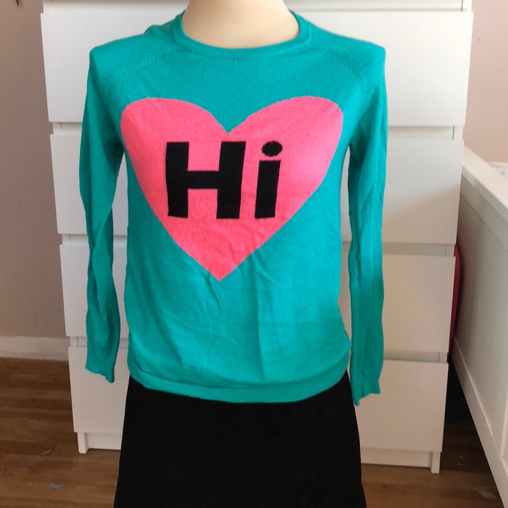 Graphic sweater